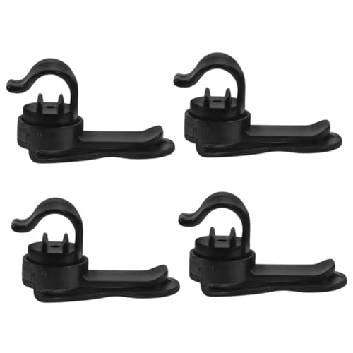 iplusmile 4 Piezas Clip de de la Bolsa de Agua Clip de Tubo Fijo Clip de Tubo de vejiga de Agua Clip de Manguera de Agua Clip de Manguera de hidratación Clip de Tubo de Agua AbS Negro