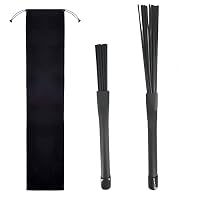 1 Paar Universelle Trommelbürste,Einziehbare Nylon Trommelbürsten,Trommelbürsten-set,Teleskop-trommelbürsten Aus Nylon,Einziehbares Design Für Jazz- Und Schlagzeug-kits