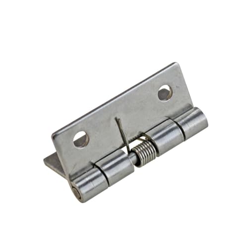 1PCS 304 Stainless Steel 1.5 Inch Spring Hinge for Box Doors - Heavy Duty Industrial Equipment