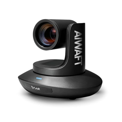 Image of AIWaft 4K PTZ Camera Pro Lens with 5M HDMI Cable & Wall Mount