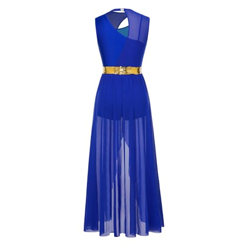 Robe danse lyrique artistique patchwork metallique et voile de ballet
