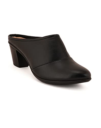Image of ELLE Women's Slip-On Block Heel Mules