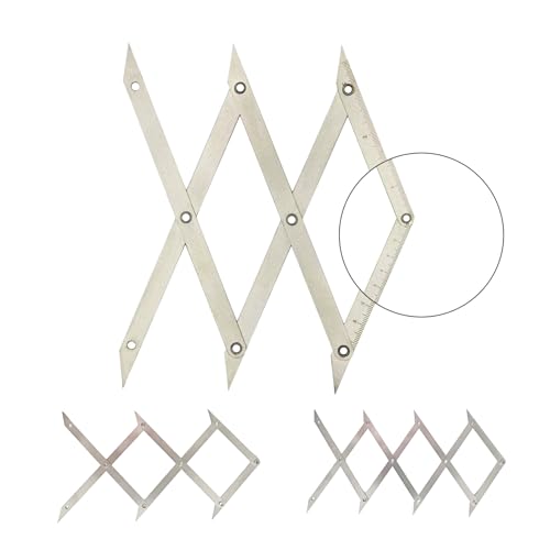 Sufeasdf 3 Point Center Finder Woodworking Tool?Picket Master Pro 3 Point?Equal Spacing Layout Tool ?Equal Space Divider (2 Equidistant)