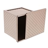 Warmhm Toastform brotbackform küche Mini-Kastenform mit Deckel einzelne Kuchenformen mit Deckel Laib Pfannen Brotformen zum Backen Korbwaren Brotdose Brotpfanne Aluminiumlegierung Golden