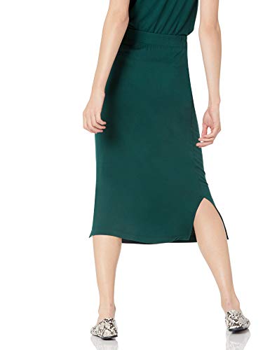 Image of Amazon Essentials Women's Pull-On Knit Midi Skirt with Elastic Waist, Stretchy (Available in Plus Size)