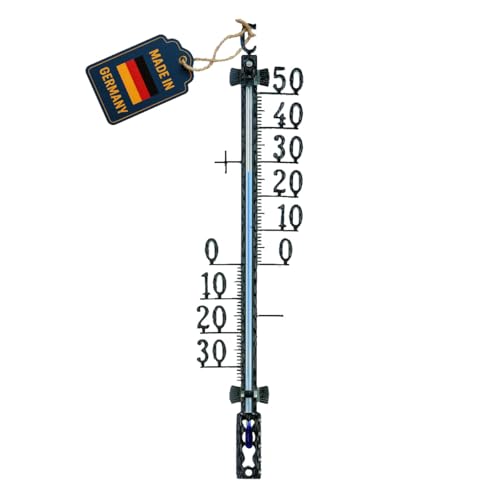 TFA Dostmann Analoges Außenthermometer, 12.5001.01, aus Metall, zur...