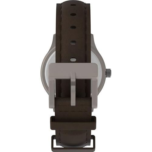 Timex Men's T40051 Expedition Metal Field Brown Leather Strap Watch