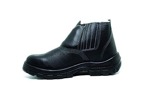 Botina de Segurança com Bico de Ferro Preta N° 38 Bracol-BRACOL-33020001N38