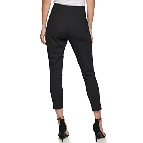 DKNY Women's Slim Fit Metallic Detail Pant4