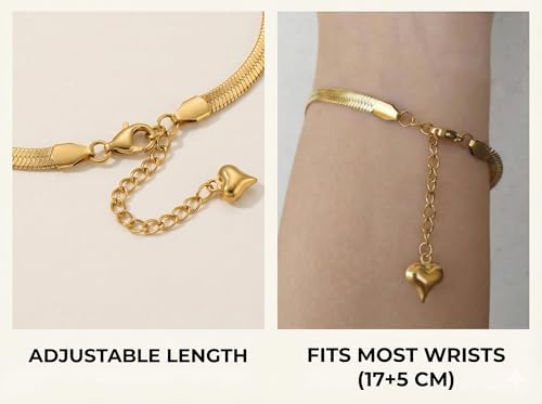 Image of Bamboo Pattern Bracelet for Women | Premium Gold Plated Cuff Bracelet | Minimalist Designer Jewellery for Daily & Party | Gift for Her