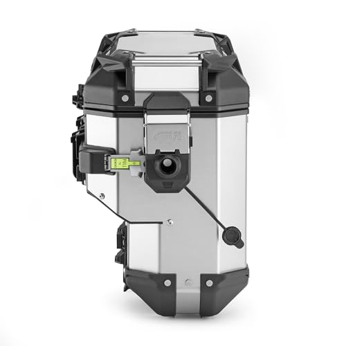 GIVI Valigia Valigie Laterale In Alluminio Trekker Outback CAM-SIDE Evo Per Moto Adventure ADV (ALLUMINIO SCANTONATA 33LT DX)