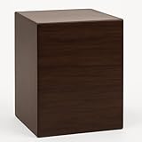 Urns for Human Ashes Adult Male Female Walnut Wood Large Cremation Urn Box TSA Approved Modern Minimalist Memorial Burial Urn Holds 300 lbs Decorative Funeral Box with Non-Slip Pads for Home Display