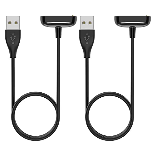 2 Pack Charger Cable Compatible with Fitbit Charge 5/for Fitbit Luxe Watch, Replacement USB Charger Cord Magnetic Charging Cable Accessories for Fitbit Luxe/for Fitbit Charge 5 Tracker (3.3ft/3.3ft)