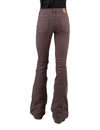 Tin Haul Womens Brown Cotton Blend 595 Libby Plain Jeans3