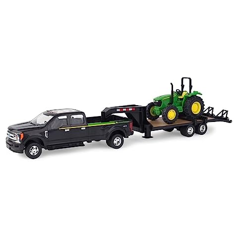 ERTL 1:32 Scale Ford F350 Pickup and Tractor Set Cover