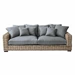 Loberon Outdoor Sofa Rimini Braun/Grau