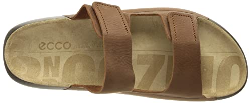 Ecco Women's Cozmo Two Band Slide Sandal, Tuscany, 9-9.5 #TOP4