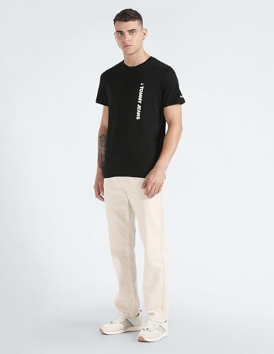 Image of Tommy Hilfiger Men's Solid Regular Fit T-Shirt