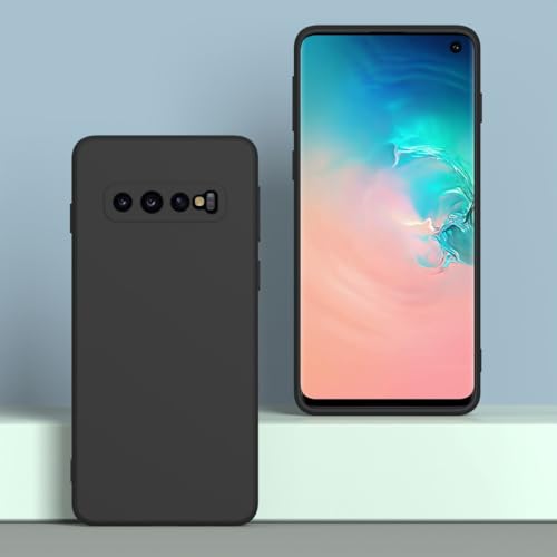 Image of for Samsung Galaxy S10 Plus Case Black, Scratch Resistant with Soft Touch, Slim Thin Phone Cover for Samsung Galaxy S10 Plus