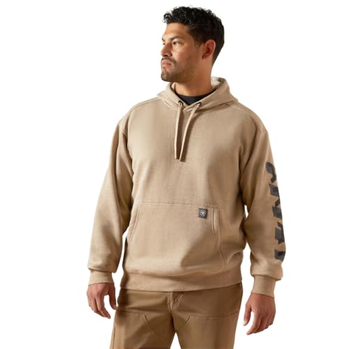 Ariat Men's Rebar Lightweight Logo Hoodie