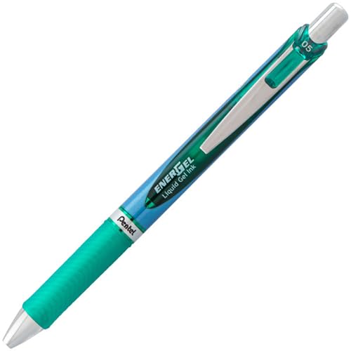 Pentel EnerGel 0.5mm punta fina con tinta verde 6 unidades miniatura 6