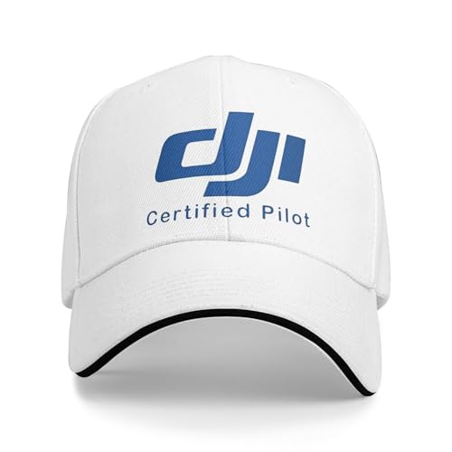 Gorra de béisbol Unisex dji Drone Pilot Gorra de béisbol para Hombre y Mujer Gorras de béisbol al Aire Libre Hip Hop Golf Sunshade Sombrero de Sol de Verano Regalo de Golf