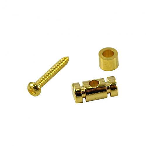 WD MUSIC BARREL STRING RETAINER WITH SCREW GOLD ストリングガイド ゴールド