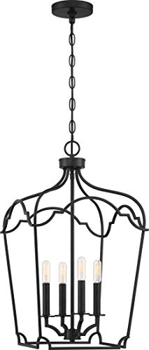 Quoizel Smv5214Mbk Somerville Pendant Ceiling Light, 4-Light 240 Watts, Matte Black #TOP25