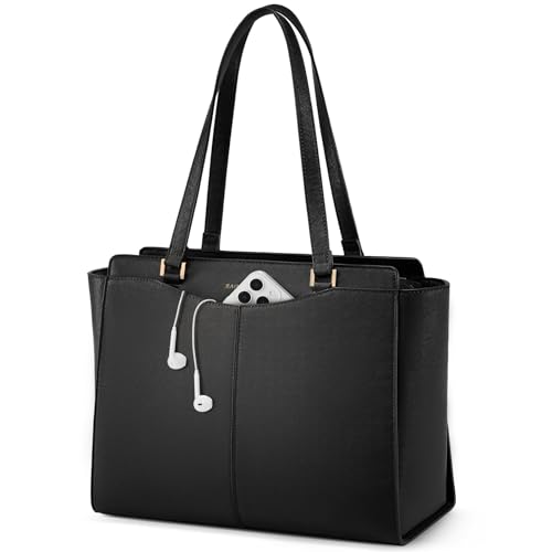 RAINSMORE Borsa Donna Grande Borsa Università Impermeabile Shopper Tote Pelle PU Borse da Lavoro...