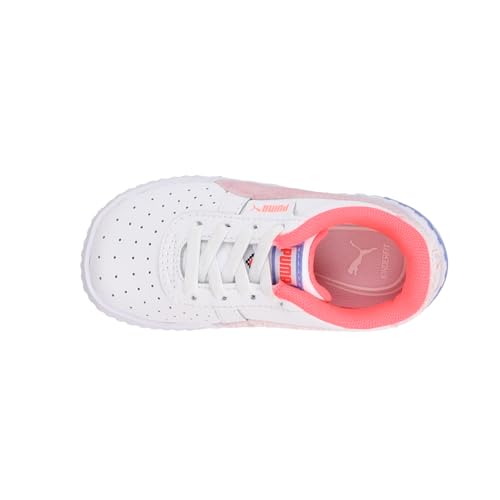 PUMA Kids Girls Cali Valentines Ac Perforated Logo Lace Up Sneakers Shoes Casual - White4