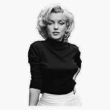 Marilyn Monroe Vintage Graphic Window Bumper Sticker Decal 5'