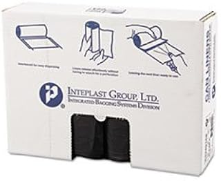 (3 Pack Value Bundle) IBSS334016K High-Density Can Liner, 33 x 40, 33-Gallon, 16 Micron, Black, 25/Roll