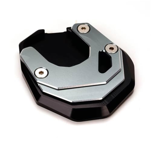 Plaque béquille moto pour X-ADV 750 de 2017 à 2025 avec bouchons de valve gris