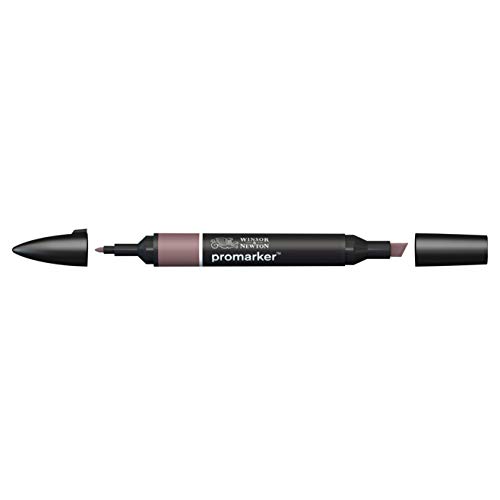 Image of Winsor & Newton Promarker, Alcohol Based Markers, Shale (R215), Double Tipped Drawing Marker Set for Artists, Graphic Designers, Illustrators - Chisel & Fine Twin Tip, Streak Free Coverage