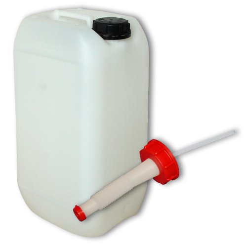 Ecoplast Kanister 15 Liter Neutral - Robustes Kunststofffass Für Flüssigkeiten