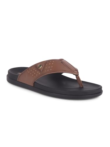Image of Liberty Healers Leeks-1 Casual Slipper for Women - Black & Tan | Casual Slip-on Slippers Footwear | Lightweight, Comfortale Insole - Suitable for Outdoor, Monsoon & Rainy Season Footwear for Ladies