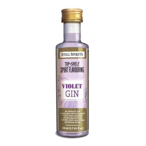 Still Spirits - Estante superior para ginebra (2,25 L), color violeta