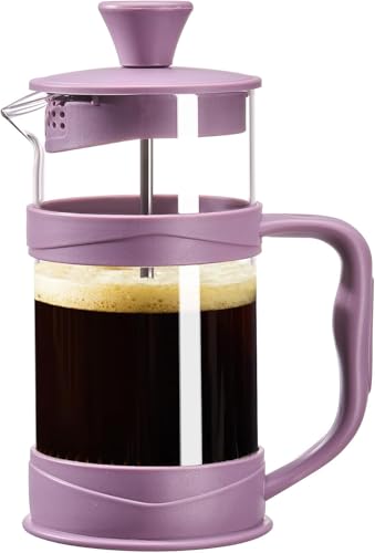 French Press Coffee Maker, Coffee Press of 18/8 Stainless Steel Filter 11.8 OZ