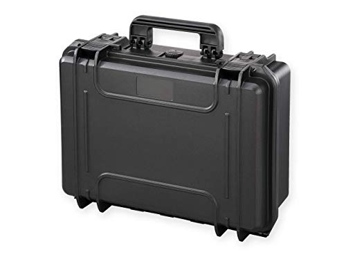 GIMA Case 430, Mittelgroßer, Hermetischer und Robuster Schwarzer Kunststoffkoffer, Ohne Innenliegenden Schaumstoff, IP67-Zertifiziert