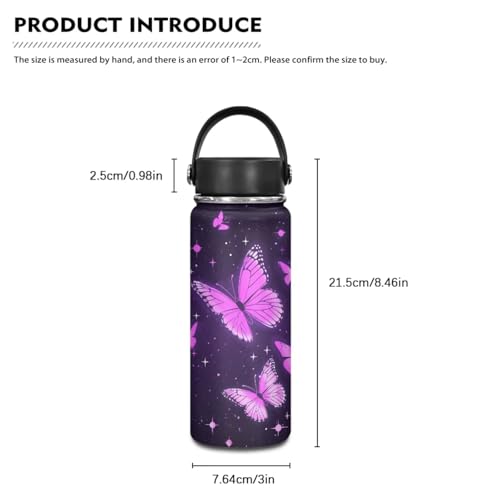 Butterfly Backpack and Lunch Box for Girls Kindergarten Elementary School Bag with Water Bottle Holder Lightweight Student Bookbag for Kids Back to School Gift for Students4