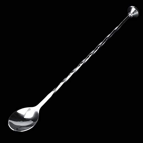 Cocktail Drink Mixer Stainless Steel Mixing Spoon Ladle Muddler for Bars and Parties