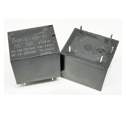 Relé DH3F-C-12D-SS interruptor electromecánico 12V 10A T73 de 5 pines 2