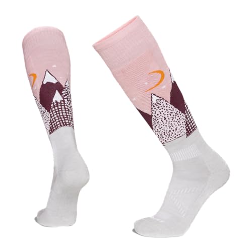 Lé Bent Kids' Snowy Mountains Light Cushion Snow Sock