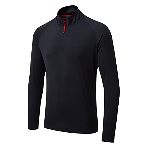 Gill Camiseta para Hombre Manga Larga UV Tec con Cremallera - Ligera, Secado Rápido y Protección UV 50+ miniatura 4