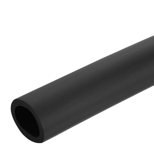 uxcell Foam Tubing for Handle Grip Support,25mm(1') ID 35mm(1 3/8') OD 0.3 Meter/1ft Length Black