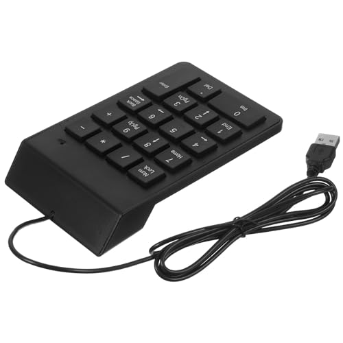 Image of CAXUSD Wired 19-key Mechanical Number Pad Keyboard USB Numeric Keypad Accessory for Efficient Input and Portable Use in Banking Industries and School Season Decor