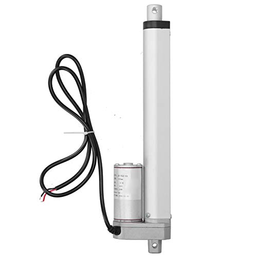 Actuador Torvex, actuador lineal eléctrico JS IGZ U5 con motor de varilla de empuje, carrera de 200 mm y fuerza de 300 N para equipos de automatización industrial. (24 V CC)