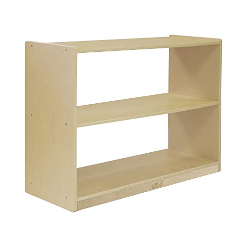 ECR4Kids ELR0451 2 Shelf Storage Birch with Open