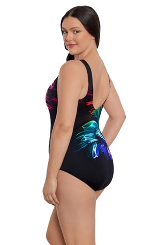 Highneck Scoopback One Piece Long Torso Swimsuit by Longitude2