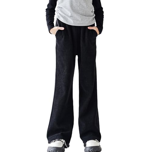 [Kanu Surf] ���̎q �Y�{�� �L�b�Y �t���A�p���c �J�W���A���p���c �����O�p���c ���n �ʊw ���i�� �t�H�~ 120-165cm �W���j�A�� (�u���b�N,130,Height 130)